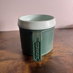 Vintage Aladdin Stanley 12 oz Insulated Coffee Cup Mug No. S12 Green Made in USA